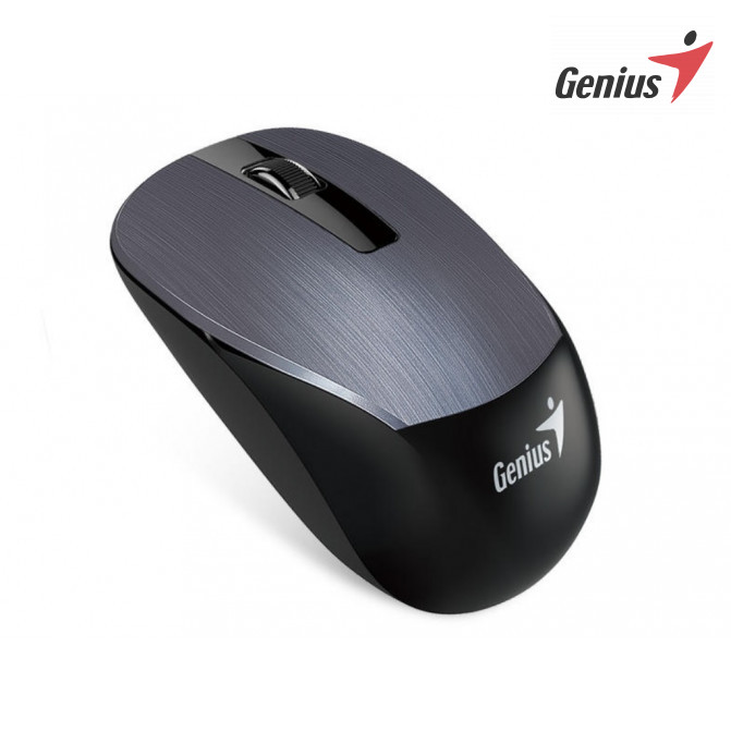 Mouse Genius Wireless NX-7015, Optical, 800-1600 dpi, 3 buttons, Ambidextrous,BlueEye,1xAA,Iron Gray