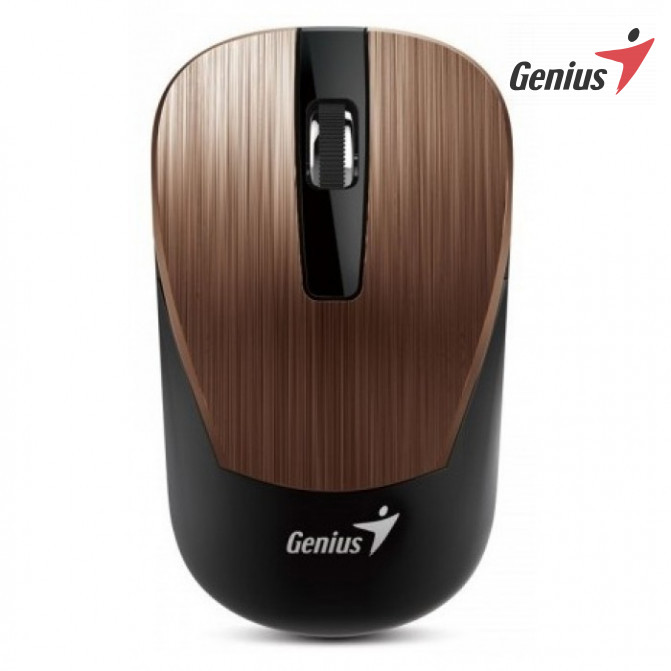 Mouse Genius Wireless NX-7015, Optical, 800-1600 dpi,3 buttons,Ambidextrous,BlueEye,1xAA, Rosy Brown