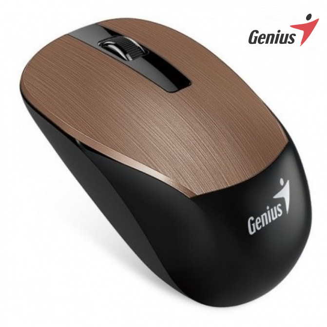 Mouse Genius Wireless NX-7015, Optical, 800-1600 dpi,3 buttons,Ambidextrous,BlueEye,1xAA, Rosy Brown