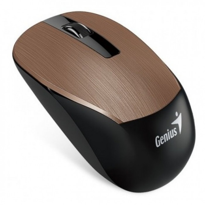 Мышь Genius Wireless NX-7015, Optical, 800-1600 dpi,3 buttons,Ambidextrous,BlueEye,1xAA, Rosy Brown