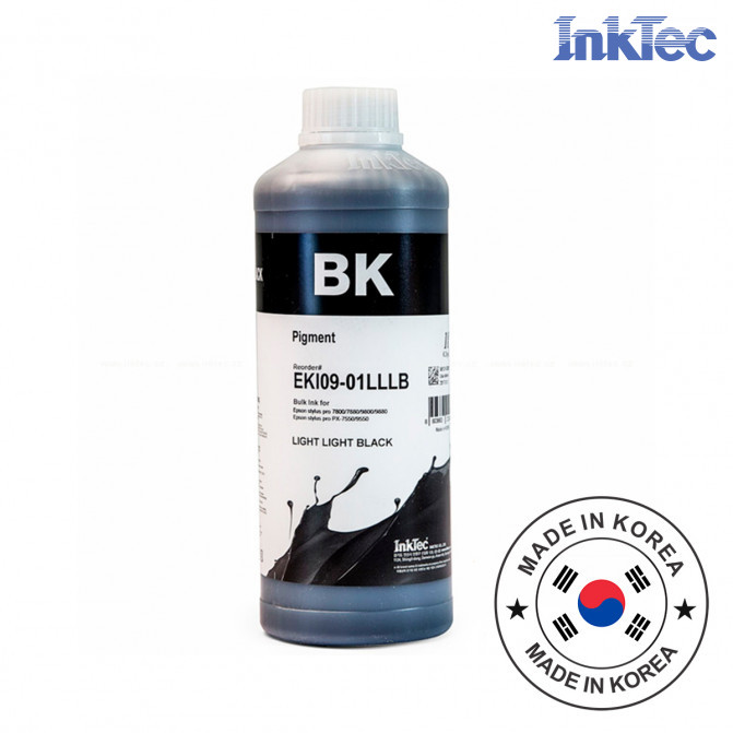 Cerneala InkTec Epson Light Light Black Pigment 1000 ml EKI09-01LLLB