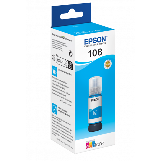 Cerneala Epson Originala C13T09C24A (108) L8050/L18050 Cyan