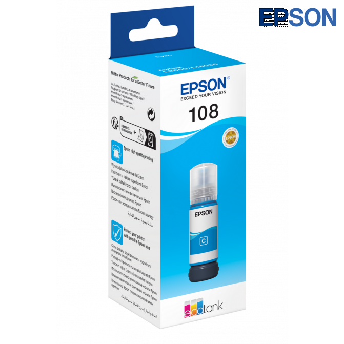 Cerneala Epson Originala C13T09C24A (108) L8050/L18050 Cyan