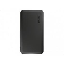 Повербанк 5000mAh Trust Primo Eco, Black, Fast-charge with maximum speed via USB-C (15W) or USB-A (12W). Ultra-thin