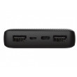 Повербанк 15000mAh Trust Primo Eco, Black, Fast-charge with maximum speed via USB-C (15W) or USB-A (12W). Charging speed varies between devices