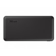 Повербанк 20000mAh Trust Primo Eco, Black, Fast-charge with maximum speed via USB-C (15W) or USB-A (12W). Charging speed varies between devices