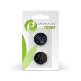 Baterii Gembird Button cell CR2016, 2pcs, High performance and long lifetime