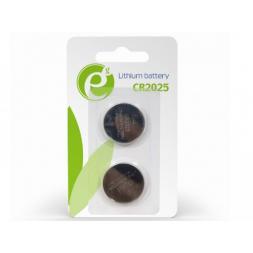 Baterii Gembird Button cell CR2025, 2pcs, High performance and long lifetime