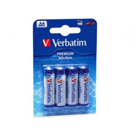 Baterii Verbatim Alcaline AA, 4pcs, Blister pack