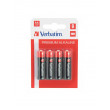 Батарейки Verbatim Alcaline AAA LR03, 4pcs, Blister pack