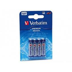 Baterii Verbatim Alcaline AAA, 4pcs, Blister pack