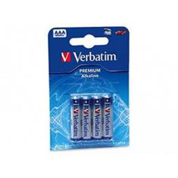 Батарейки Verbatim Alcaline Battery  AAA, 4pcs, Blister pack