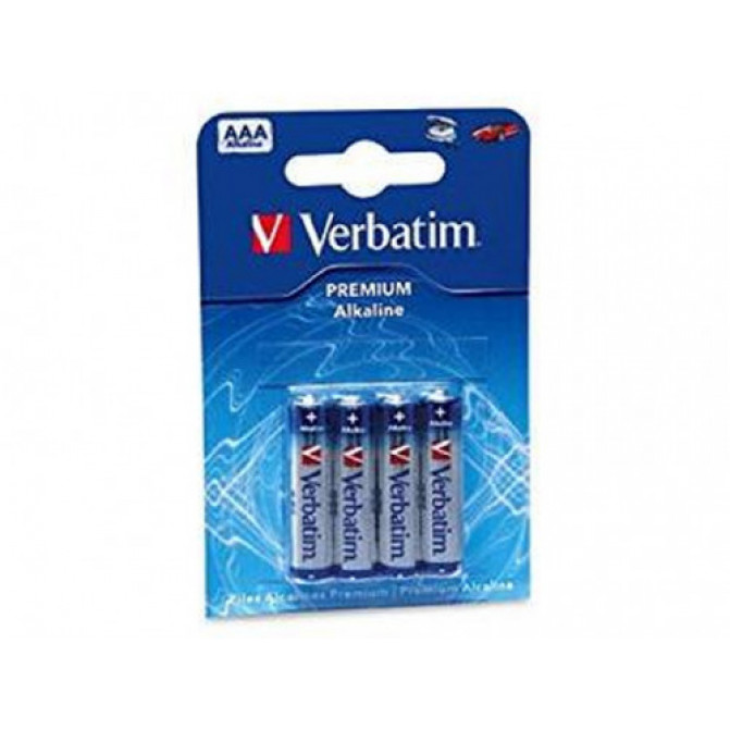 Батарейки Verbatim Alcaline AAA, 4pcs, Blister pack