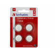 Батарейки Verbatim CR2016 Lithium 3V 4pcs