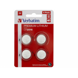 Baterii Verbatim CR2016 Lithium 3V 4pcs