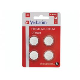 Батарейки Verbatim Lithium Battery CR2032 3V, 4 Pack