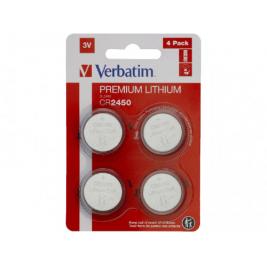 Baterii Verbatim CR2450 Lithium 3V, 4 Pack