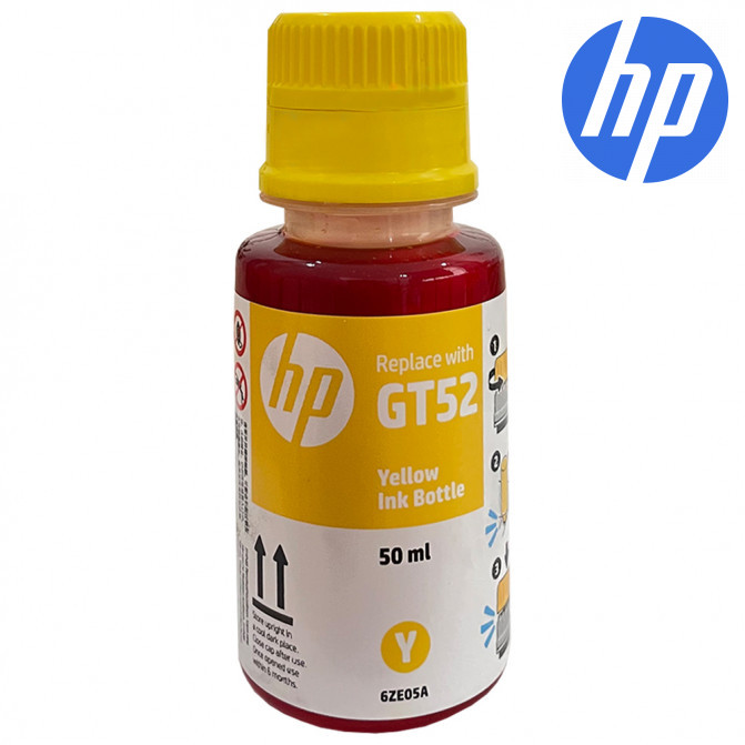 Чернила HP Original GT52s Yellow (6ZE05A) 50ml