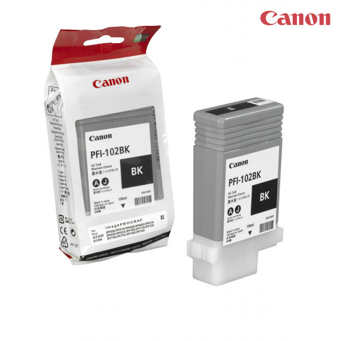 Картридж струйный Canon PFi-102 Bk (130мл)