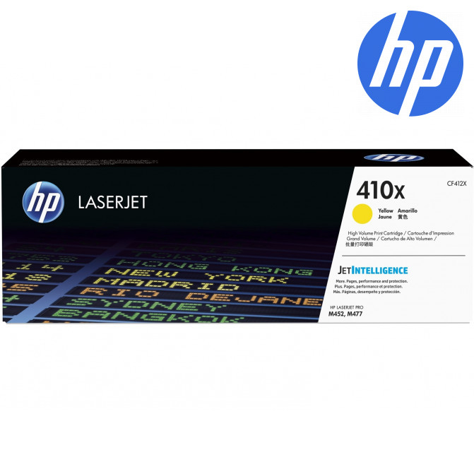 Картридж лазерный HP 410X (CF412X) Yellow Original