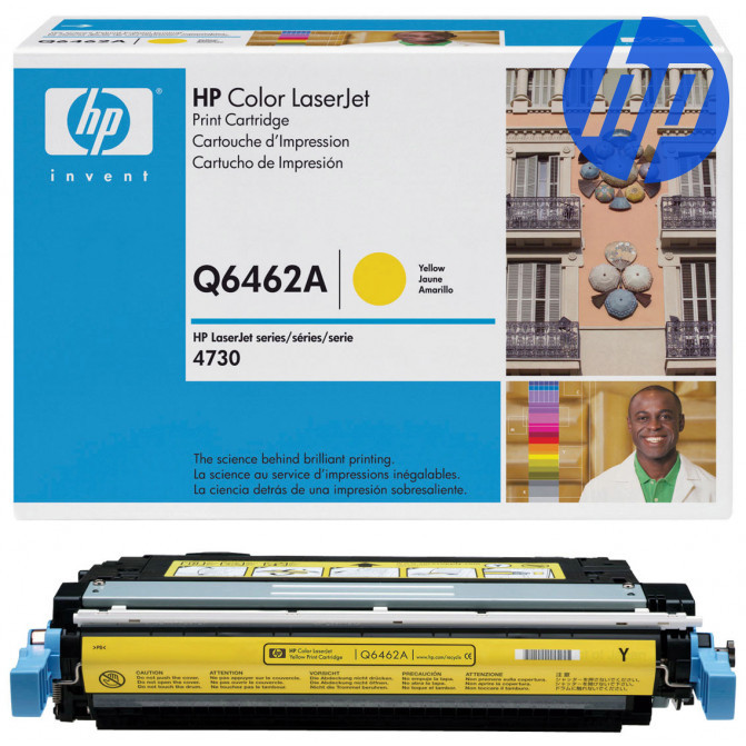 Картридж лазерный HP CLJ 4730 (Q6462A) yellow Original