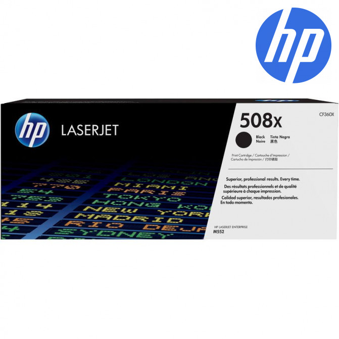 Cartuș laser  HP 508X (CF360X) Black Original