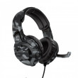 Наушники Trust GXT 411K, игровые с микрофоном и регулятором громкости, Black Camo