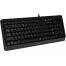 Tastatura + Mouse A4Tech F1512, Laser Engraving, Splash Proof, 1200 dpi, 3 buttons, Black, USB