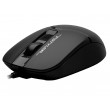 Tastatura + Mouse A4Tech F1512, Laser Engraving, Splash Proof, 1200 dpi, 3 buttons, Black, USB