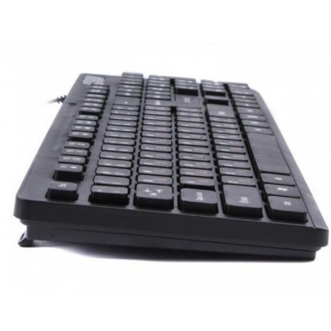 Tastatura Gembird KB-MCH-04, Slimline, Silent, 12 FN keys, Chocolate type, Black, USB