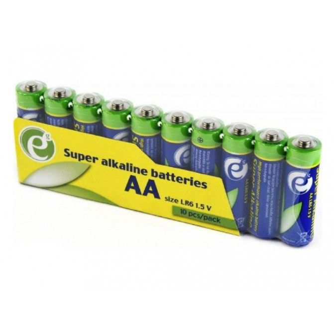 Батарейки Energenie Alkaline LR6/AA Blister*10, EG-BA-AASA-01