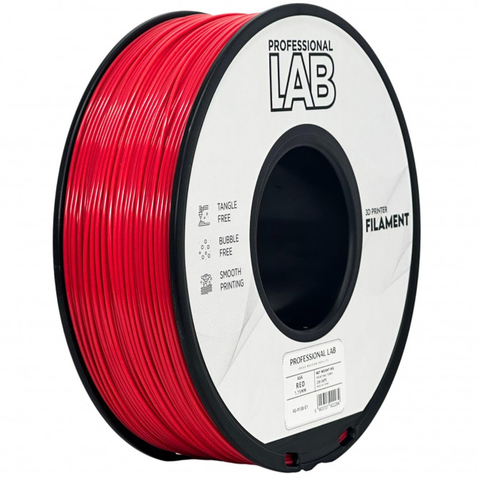 Филамент для 3D-принтера ASA, FG-P138-E1ProfLab, Red, 1.75 мм, 1кг