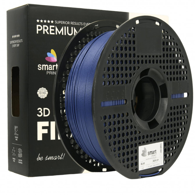 Филамент для 3D-принтера PETG+CF, FG-S209-E1 Smart Print, Blue, 1.75 мм, 1кг