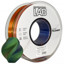 Филамент для 3D-принтера Silk PLA, FG-P106-E1 ProfLab, Orange-Blue-Green, 1.75 мм, 1кг