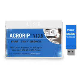 Software pentru imprimantă UV DTG DTF ACRORIP ver. 10,5 cu cheie pentru Epson