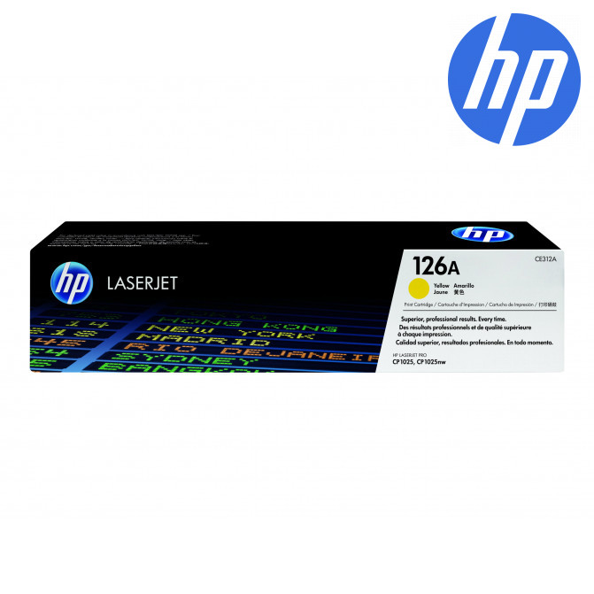 Картридж лазерный HP 126A (CE312A) Yellow Original