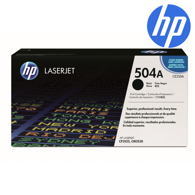 Картридж лазерный HP CLJ CP3525 (CE250A) Black 5K Original