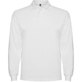 Мужская футболка Roly Polo ESTRELLA L/S WHITE L