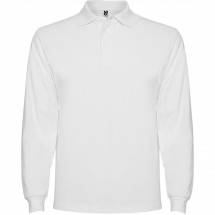 Мужская футболка Roly Polo ESTRELLA L/S WHITE L