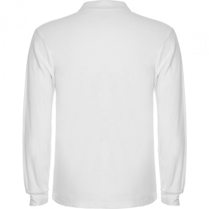 Мужская футболка Roly Polo ESTRELLA L/S WHITE S