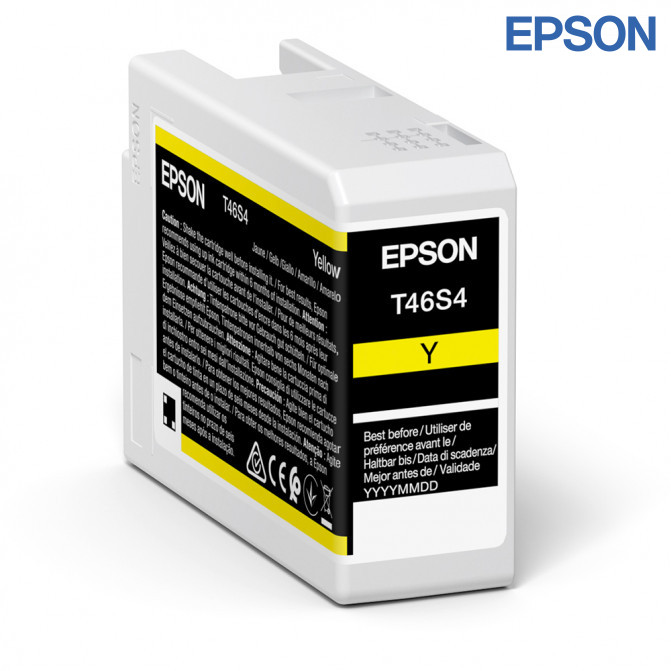 Картридж струйный Epson T46S4 UltraChrome PRO 10 Yellow Original