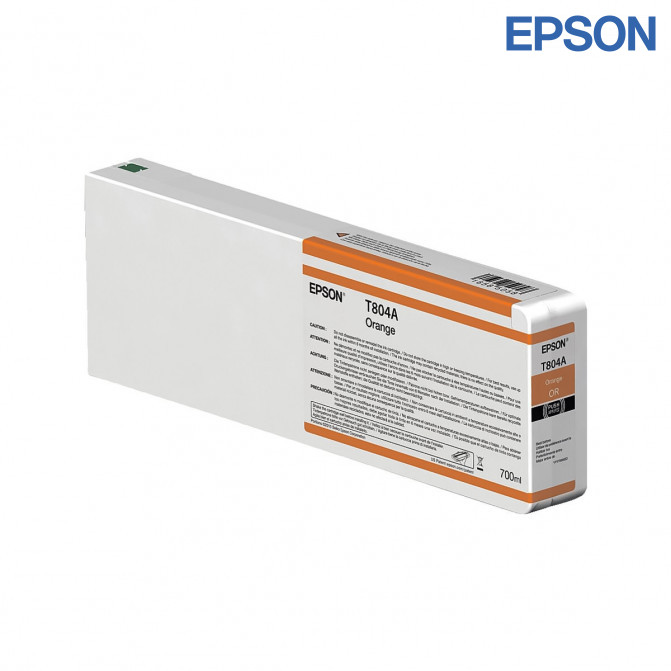Cartuș cu jet de cerneală Epson UltraChrome HDX/HD T804A00 (700ml) Orange Original