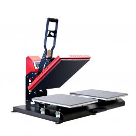 Presă termică plat semi-automată cu două stații, deschidere automată, Microtec 40x50cm TC-20A