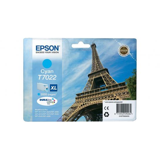 Картридж струйный Epson T7022 Cyan Original