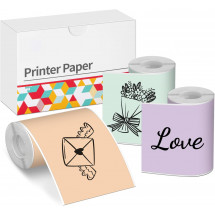 Наклейки для портативного принтера этикеток AIMO Q12-RMSMLL 50мм×3.5м TD
