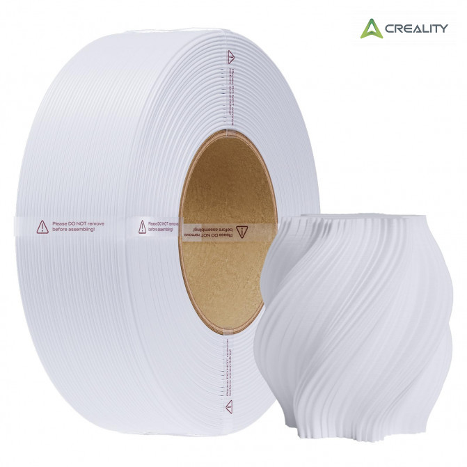 Filament PETG White, Creality, CR-PETG, (fără bobină) 1kg pentru imprimanta 3D