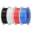 Filament pentru imprimanta 3D Creality, Hyper PLA RFID, set: Black + White + Red + Blue, 1.75 мм, 4кг