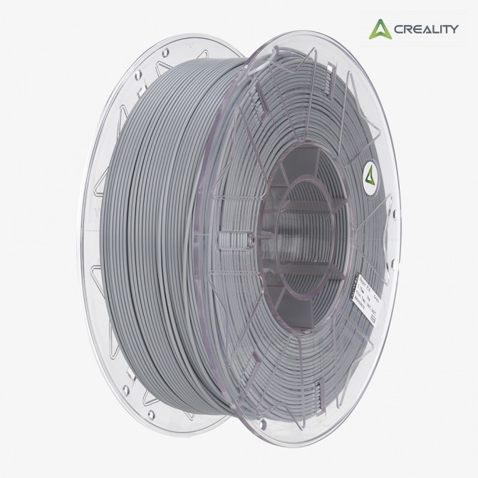 Filament PLA Grey, Creality, Hyper RFID, 1kg pentru imprimanta 3D