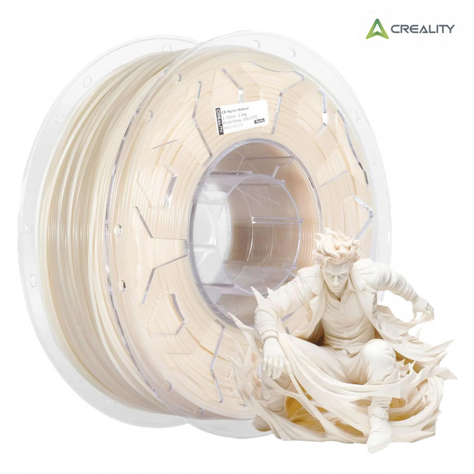 Filament Nylon Natural Color, Creality, CR-Nylon, 1kg pentru imprimanta 3D