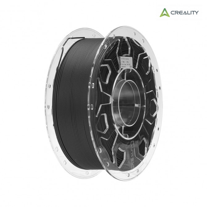 Filament PLA Carbon Black, Creality, CR-Carbon, 1kg pentru imprimanta 3D